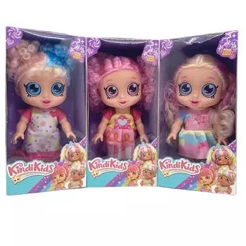 Оптовая продажа с фабрики Виниловая конфетная кукла Мороженое ручная работа Вокальная кукла Сюрприз Девочка Игровой домик Игрушка розовый/синий