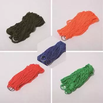 Оптовая продажа с фабрики, военный зеленый, красный сетчатый гамак, бараки, гамак, уличный гамак, железный сломанный гамак, нейлоновый веревочный гамак