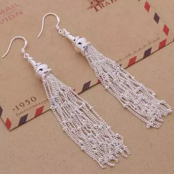 Оптовая продажа сережек посеребренные модные ювелирные изделия Errrrings WE-267