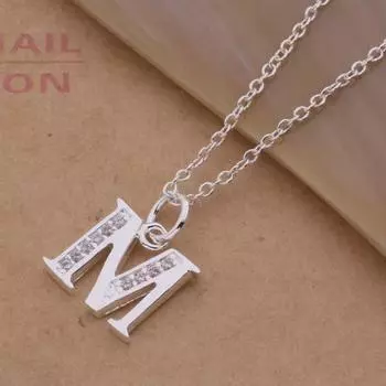 Оптовая продажа высококачественных посеребренных модных ювелирных изделий, цепочек, ожерелья, кулонов WN-219 45cm