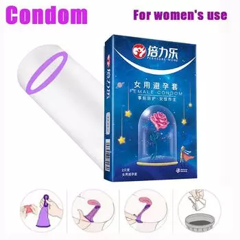 Оптовая продажа женских презервативов для женщин, носящих презервативы Orgasm Condom Beilile Contraceptive Condoms Penis Cock Sleeve For Adults 18+