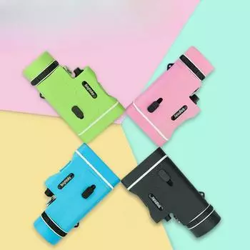 Оптовая торговля фабрикой Новые продукты с легким монокулярным телескопом высокой четкости для детей и студентов, ручные портативные очки по индивидуальному заказу. чёрный