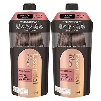 [Оптовая закупка] Kao Essential The Beauty Hair Texture Beauty Шампунь Moist Repair Refill (340 мл х 2) Восстановление повреждений Уход за волосами Увлажнение