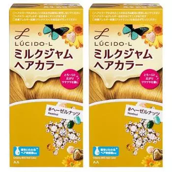 [Оптовая закупка] Краска для волос LUCIDO-L Milk Jam #Hazelnut (Квази-лекарство) 1 кусок (х 2)