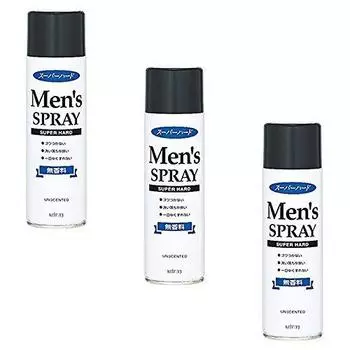 [Оптовая закупка] Лак для волос MANDOM для мужчин, супер твердый, без запаха, 275 г [x3 шт.]