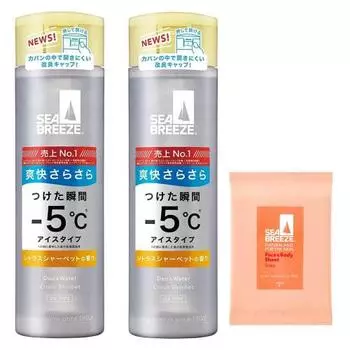 [Оптовая закупка] SEABREEZE Deo & Water (Квази-лекарство) Цитрусовый щербет 160 мл x 2 + Бонус Дезодорант-антиперспирант Запах Мягкий Освежающий Аромат Пота Cl