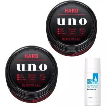 [Оптовая закупка] твердый воск uno hybrid 80 г x 2 + бонус 2 шт. набор ограниченный тираж 80 г x 2 (с бонусом)