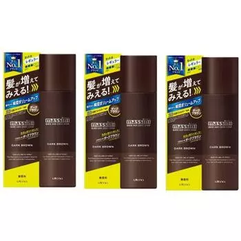 [Оптовая закупка] Utena Massini Quick Hair Cover Spray Коричневый без запаха 140 г для мужчин x 3