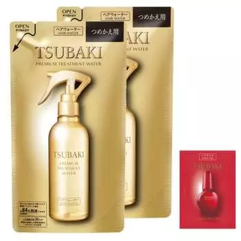 [Оптовая закупка] Вода премиум-класса TSUBAKI Hair Water Сменный блок 200 мл x 2 + Бонус: Восстановление повреждений, Сон, Не смывать