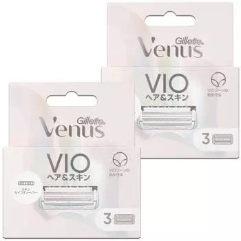 [Оптовая закупка] Женская бритва Gillette Venus VIO Hair & Skin с 3 сменными лезвиями, 2 шт. (6 сменных лезвий)