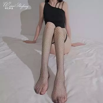 Оптовые сетчатые носки пятно длинная трубка средняя сетчатые носки с ушами соблазн сексуальные сетчатые носки секс сетчатые носки (OPP Simple) красный