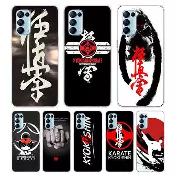 Ояма Киокушин Каратэ для OPPO Reno7 SE 6 5 ZF 4G 5G Find X2 X3 Neo Lite Pro Plus Прозрачный мягкий чехол для телефона Coque OPPO Reno5 F 4G