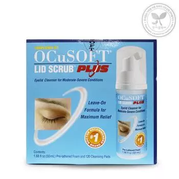 OQSoft Lid Scrub Plus 50 мл 120 листов