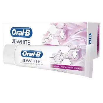 Oral-B 3D белая белая роскошная отбеливающая терапия чувствительная зубная паста 75 мл