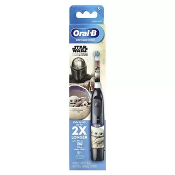 Oral-B, электрическая зубная щетка, StarWars™ The Mandalorian, сверхмягкая, для детей от 3 лет, 1 щетка