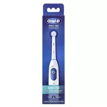 Oral-B, электрическая зубная щетка, уход за деснами Pro-Health, 1 зубная щетка, 2 батарейки