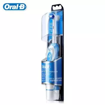 Oral B DB5010 Электрическая зубная щетка для взрослых с питанием от батареи Вращение Зубные щетки на батарейках Braun Зубная щетка 1 держатель 1 Клеветнические насадки для зубных щеток