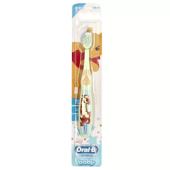 Oral-B, детская зубная щетка, сверхмягкая, 0-3 года, Disney, 1 зубная щетка