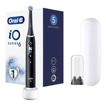 ORAL-B iO6 черная зубная щетка