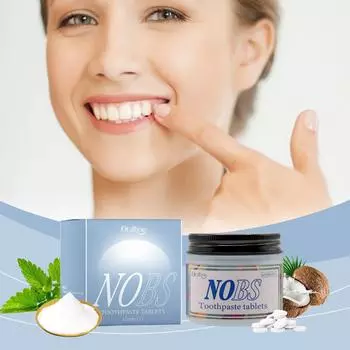 oralhoe Oral Cleaning Care Зубная паста Таблетки Fresh Protect Enamel Мягкие ингредиенты Уход Зубная паста белый