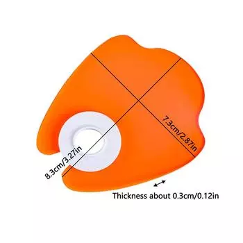 Оранжевая акриловая светоблокирующая перегородка для УФ-лампы для ногтей прямой формы, защитные очки, устройства для маникюрного салона против синего света as the picture