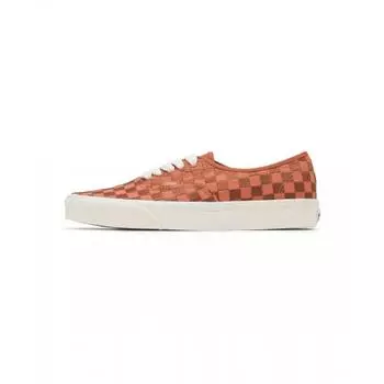 Оранжевая клетка VANS Authentic с вышивкой VN0009PVORA1 230