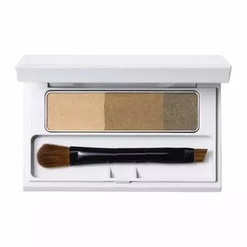 ORBIS Blend Eyebrow Compact case with 1 brush Natural Brown (in mirror, included) Powder Eyebrow