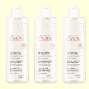 [Заказать один] Avene Мицеллярная очищающая вода 400 мл 3 упаковки
