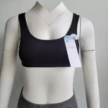 Orders Exported to Japan Remaining Ice Feeling Women Half Vest Sleeveless Base Women s Top Yoga Running Sports Insert Chest Pad Vest White M