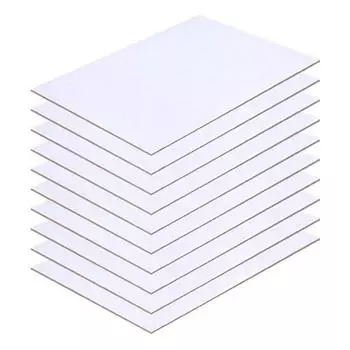 Оргалит Wonjin белый 1Т, 10 штук, 4 секции, Корейские игрушки
