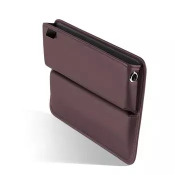 Органайзер для автомобильного сиденья, наполнитель для сиденья, ящик для хранения между передними сиденьями, консоль из искусственной кожи премиум-класса чёрный