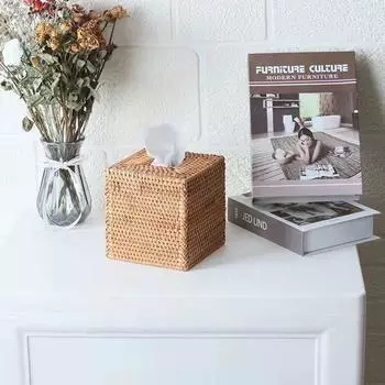 Органайзер для автомобиля в деревенском стиле, держатель для салфеток, чехол для хранения бумажных полотенец, диспенсер для салфеток square