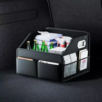 Органайзер для багажника автомобиля, ящик для хранения грузов, портативный складной контейнер большой емкости, боковые карманы для