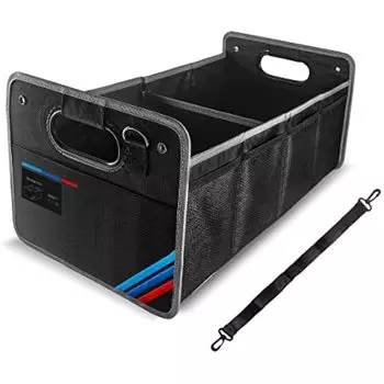 Органайзер для багажника автомобиля, водонепроницаемый складной портативный многофункциональный ящик для хранения, органайзер для продуктовых сумок для инструментов, подходит для X1 X3 X5 E30 Medium Storage Box -50