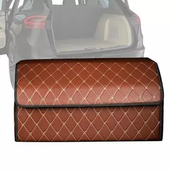 Органайзер для багажника внедорожника, водонепроницаемый органайзер для кузова грузовика, принадлежности для путешествий, автомобильный контейнер для хранения, многоцелевое складное хранение в багажнике синий