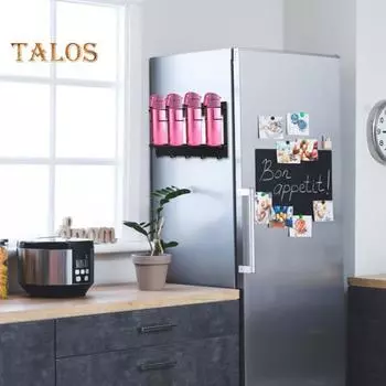 Органайзер для бутылок с водой на 20-40 унций, подставка для хранения стаканов с держателем для трубочки, настенный органайзер для кружек для кухни A