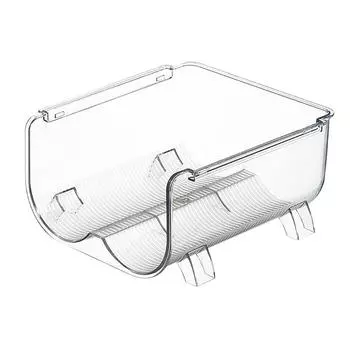 Органайзер для бутылок с водой, прозрачный, складной, экономящий место, держатель для хранения бутылок с водой, стойка для