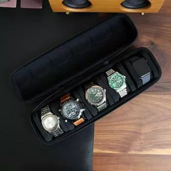 Органайзер для часов для мужчин или женщин, дорожный футляр для часов, портативный держатель для хранения часов и смарт-часов