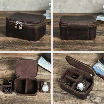 Органайзер для часов, универсальный, ручной работы, с одним отделением, небольшой дорожный органайзер для ювелирных изделий