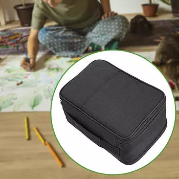 Органайзер для цветных карандашей на 300 слотов, большие чехлы, портативный чехол для маркеров фиолетовый