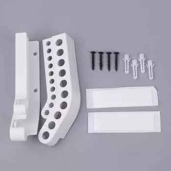 Органайзер для хранения батареек Aa и Aaa Combo Small Battery Keeper Настенный держатель для батареек Контейнер для батареек 10Aaa и 10Aa белый