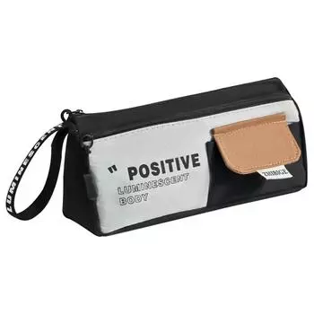 Органайзер для хранения Пенал Холщовый Мультяшный Пеналы Двухслойный Пенал Канцелярские товары Style A