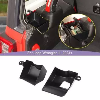 Органайзер для хранения по бокам багажника для Jeep Wrangler JL 2018 Up, аксессуары для интерьера, убирающие уборку чёрный