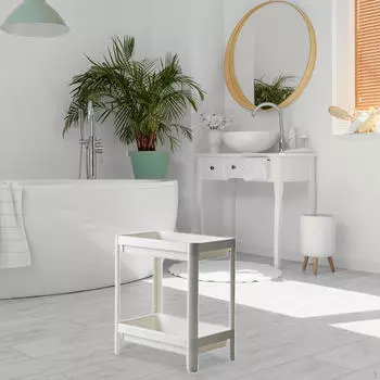 Органайзер для хранения полки в ванной комнате, прочный держатель, многоуровневый держатель для фруктов и овощей Apricot 2 Tier