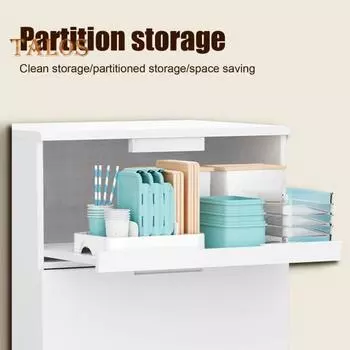 Органайзер для хранения с регулируемым разделителем, пищевой, не содержащий бисфенол А, складной кухонный контейнер для хранения с разделителем крышки S