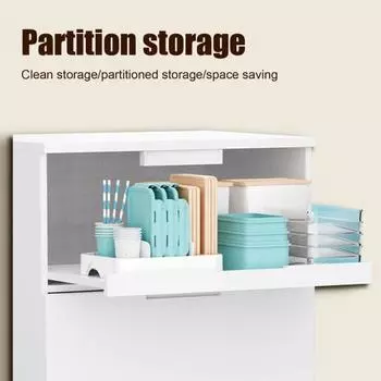 Органайзер для хранения с регулируемым разделителем, пищевой, без BPA, штабелируемый, кухонный S