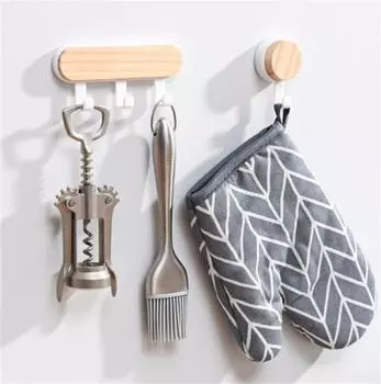 Органайзер для хранения шляп и шарфов, деревянный держатель для ключей, прочный брелок для ключей, крючки для телефона, служащий, домработница, настенные вешалки