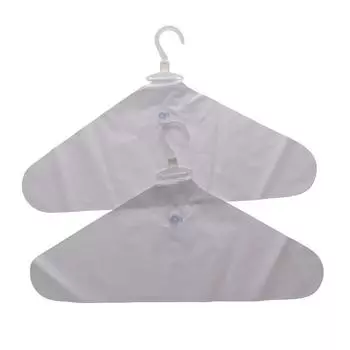 Органайзер для хранения вещей, вращающийся, не оставляющий следов, надувной держатель для хранения, складная сушилка для вешалок белый