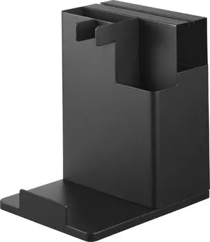 Органайзер для инструментов Yamazaki Jitsugyo Stick Cleaner, черный, xx Tower, подставка для пылесоса, подставка для пылесоса 1554 и Ш20,1 Д25,1 В28,7 см чёрный