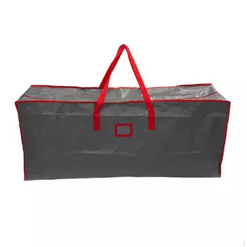 Органайзер для искусственной елки с двойной молнией для хранения на открытом воздухе серый